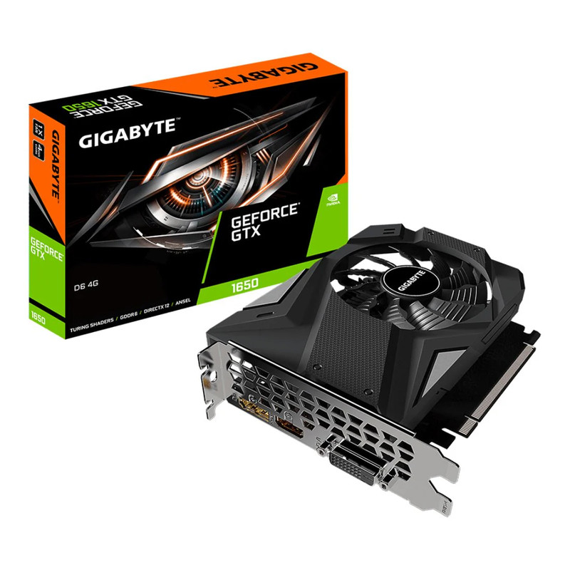 Gigabyte GeForce GTX 1650 4GB GDDR6 Graphics Card - كرت الشاشة